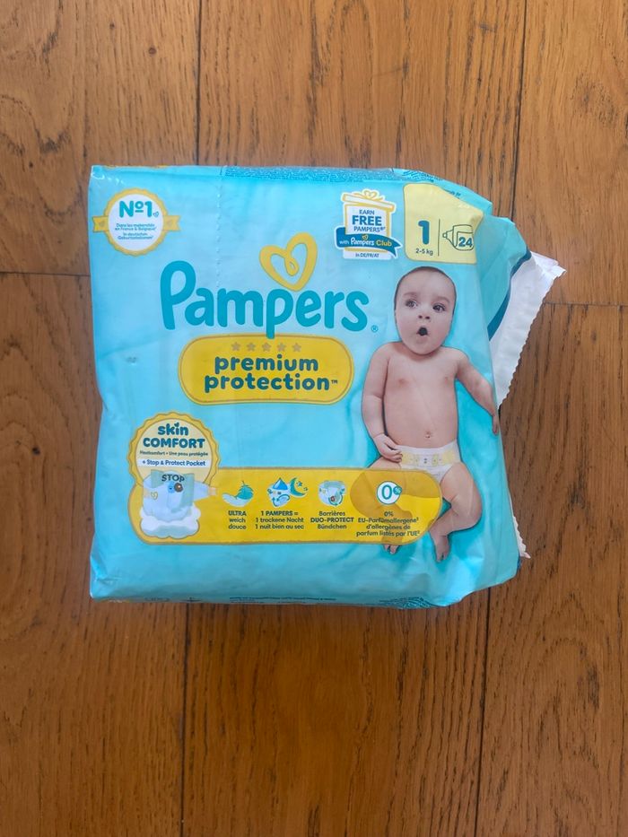 Couches Pampers Premium taille 1