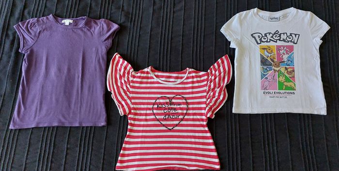 3 tee-shirts manches courtes - photo numéro 2