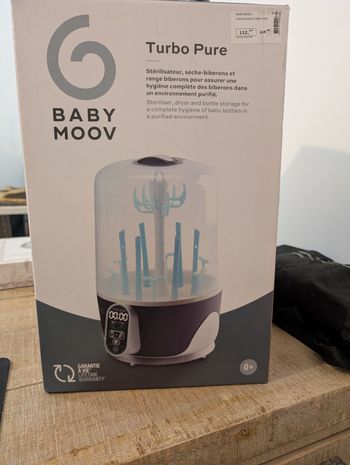 Stérilisateur et sèche-biberon Turbo pure babymoov