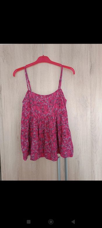 Top bretelles femme taille M only fleurs