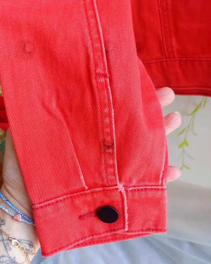 Veste en jean Miss Captain Trend – M – Corail – État : Neuf avec étiquette - photo numéro 5