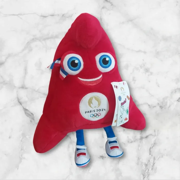 Peluche mascotte officiel paris 2024 neuve avec étiquette - photo numéro 2