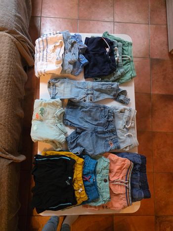 Lot shorts 24 mois garçon 