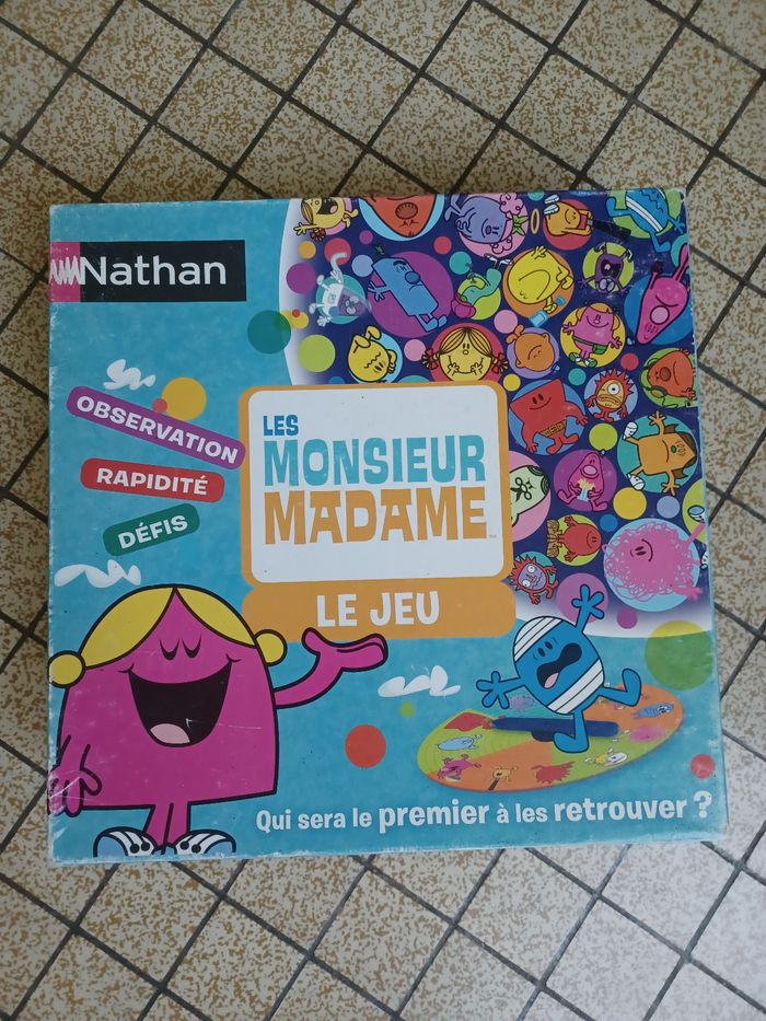 Jeu Monsieur Madame