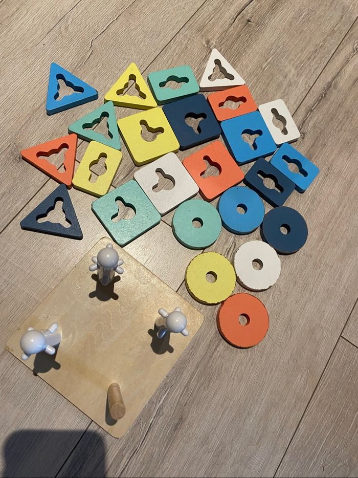 Jeu à empiler en bois - photo numéro 3