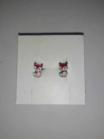 Boucles d'oreilles renard fantaisie