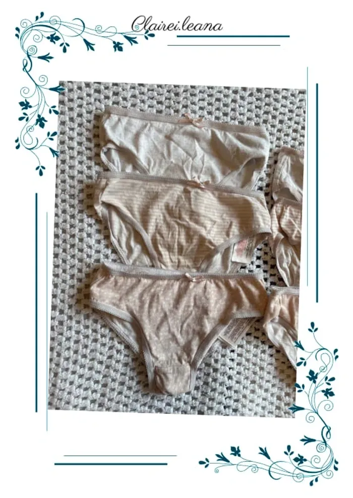 🛑 lot de 6 culottes bébé/enfant fille🛑 - photo numéro 2