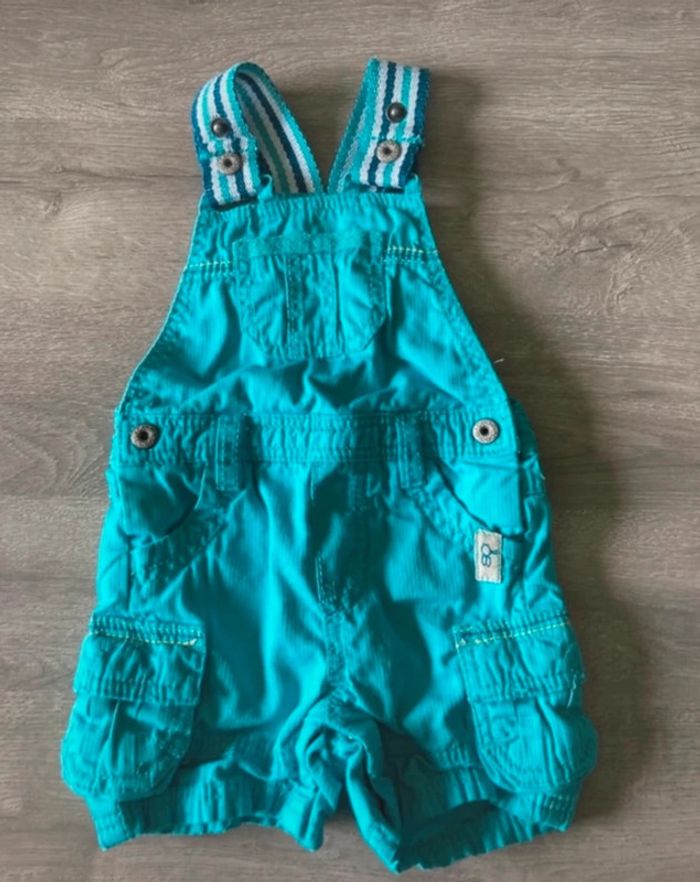 Salopette short obaïbi 3 mois