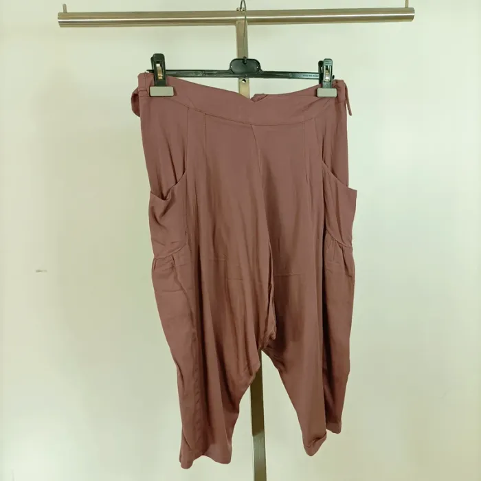 Sarouel bordeaux pastel Gat Rimon - Taille 1 - 100 % viscose - Fabriqué en France A587 - photo numéro 7