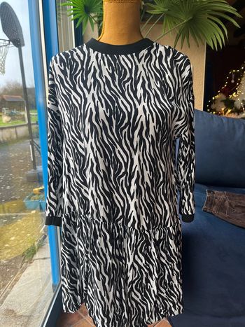 robe léopard zara
