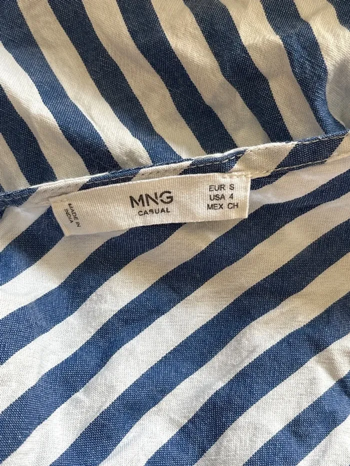 🛑robe bleu clair/blanche🛑T.36 - photo numéro 6