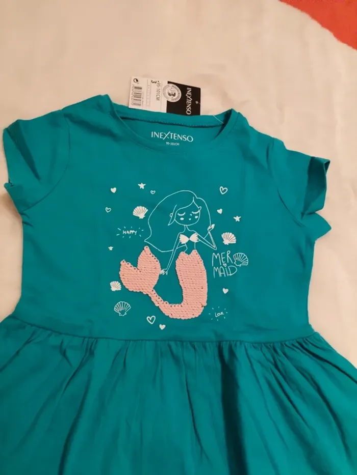 Robe d'été 3 ans sirène - photo numéro 2