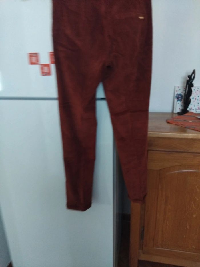 Pantalon One step velours neuf  t36 100% coton - photo numéro 9