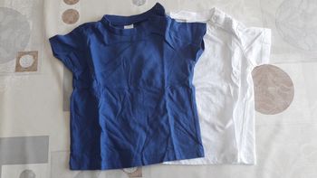 Lot de 2 T-shirt uni
