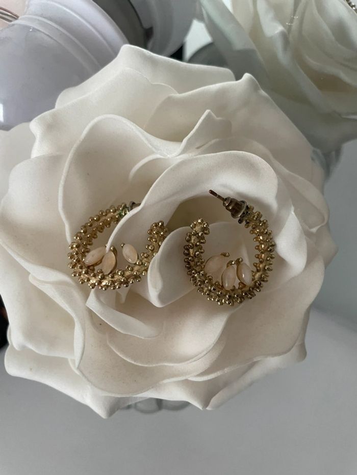 Boucle d’oreille style créole