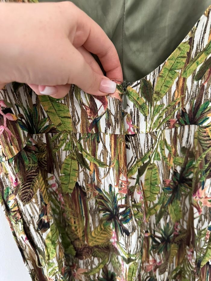 Combinaison tropicale kaki Pull & Bear T38 M - photo numéro 6