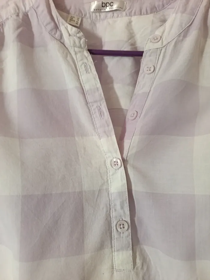 Blouse carreaux - photo numéro 2