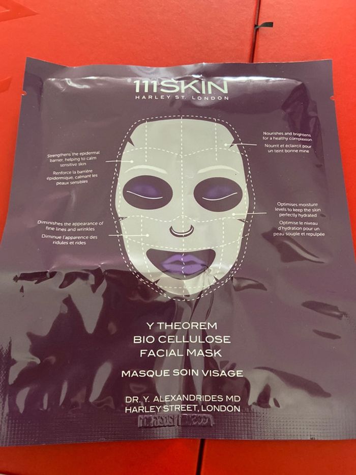 111skin y theorem masque tissu visage
