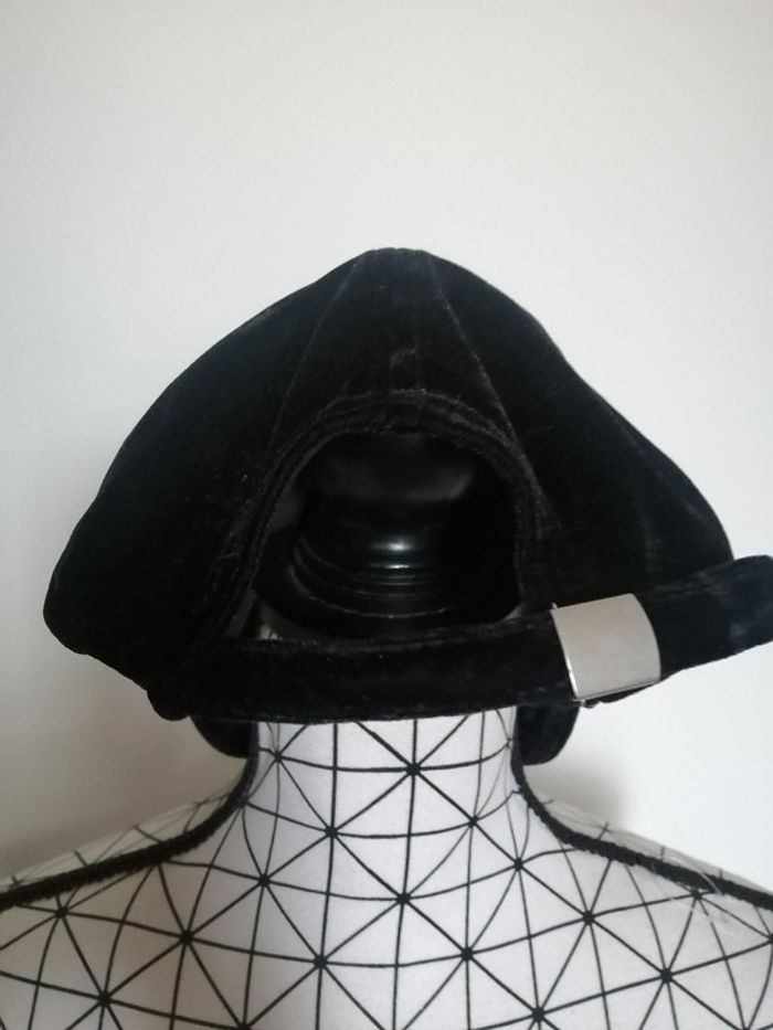 Casquette effet daim. Noir - photo numéro 2