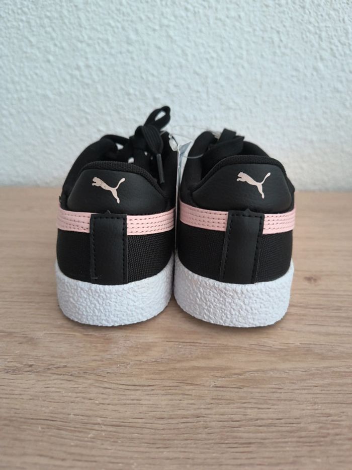 👟 Chaussures basket en toile fille Puma taille 36 noir et rose 🐾 - photo numéro 5