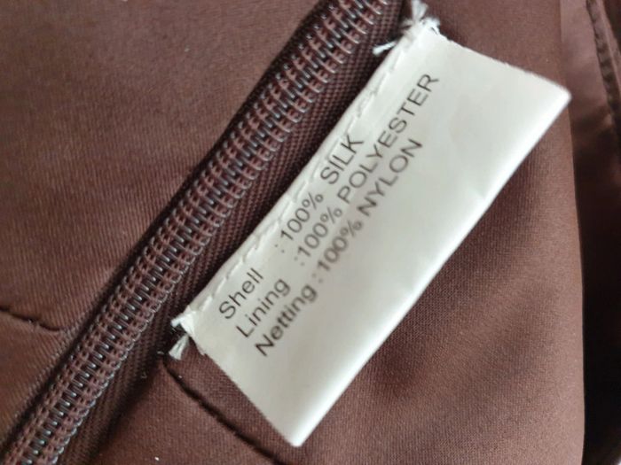 Robe Soirée Mariage Fête 100% Soie Taille 40 - photo numéro 11