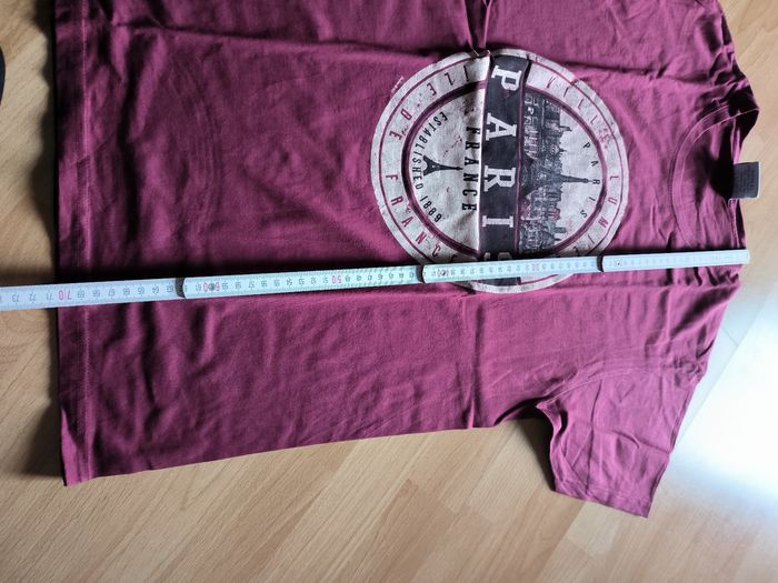 T-shirt Paris bordeau taille M - photo numéro 8