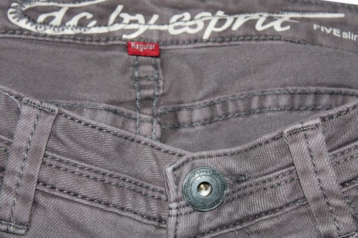 👖 Jean slim gris Esprit, taille S, en très bon état ! 👖 - photo numéro 3