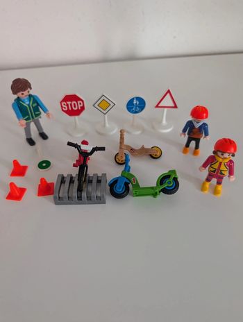 Playmobil 5571 enfants avec agents de la sécurité routière