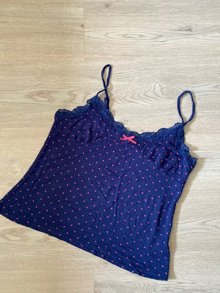 Haut top à bretelles Bronzini taille M
