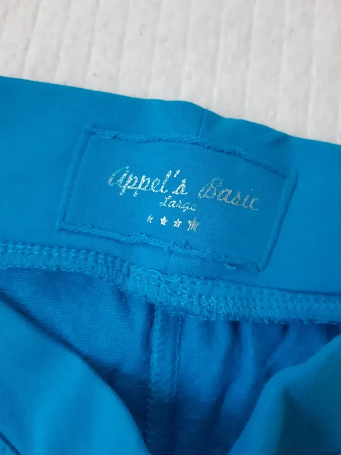 Mini short bleu appel's basic T40 - photo numéro 3