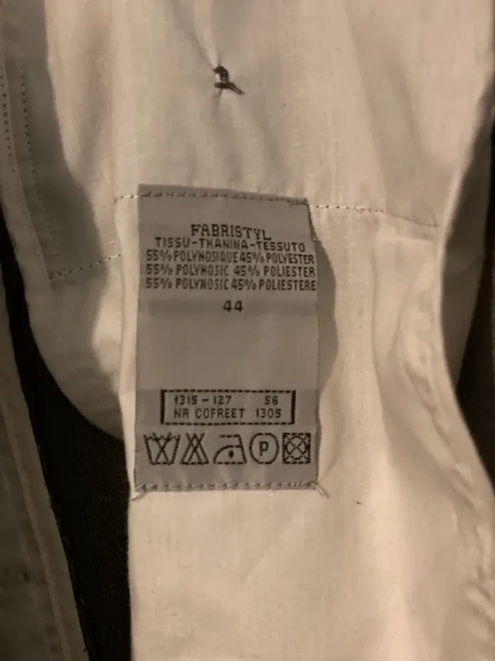 Costume Brice - veste t52 - pantalon t 44 - photo numéro 11