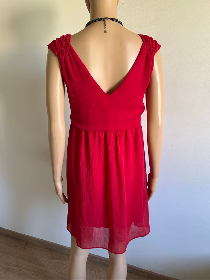 Robe rouge sans manches Naf Naf taille 38 comme neuve - photo numéro 5