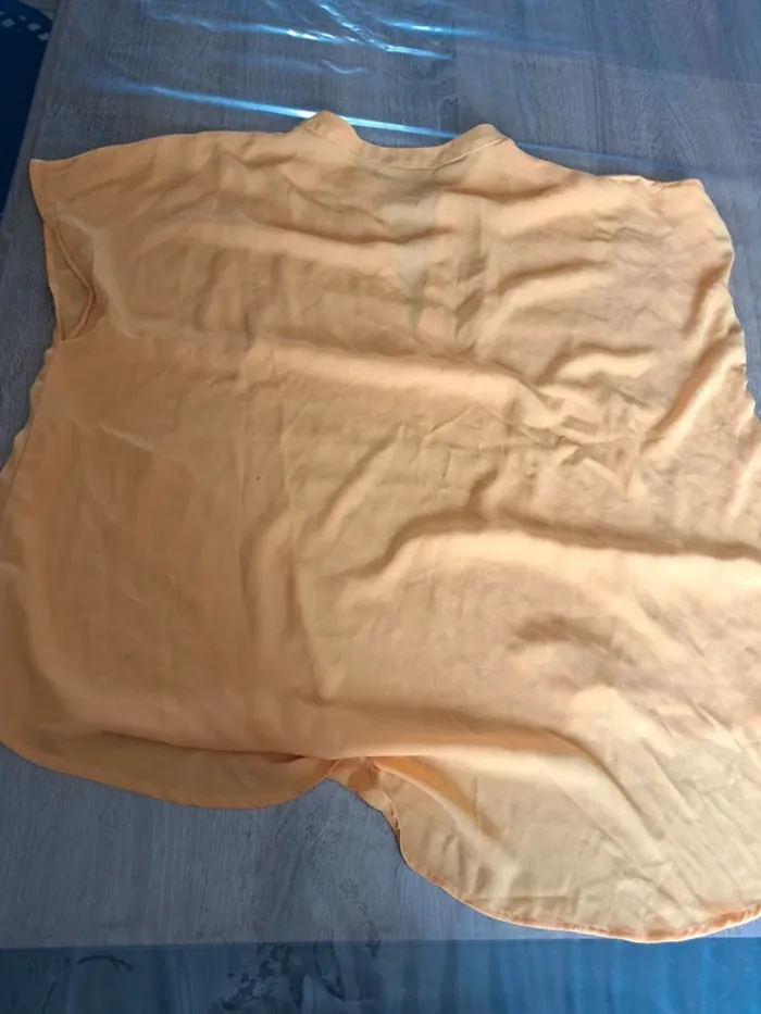 T-shirt jaune taille 4XL Shein Curve - photo numéro 3
