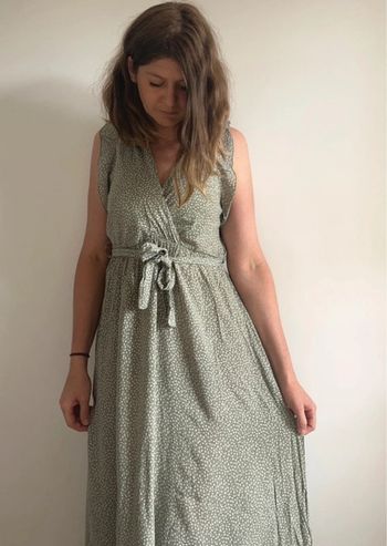Robe longue fleurie