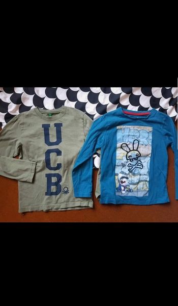 Lot de 2 tee shirts garçon 8ans mi saison