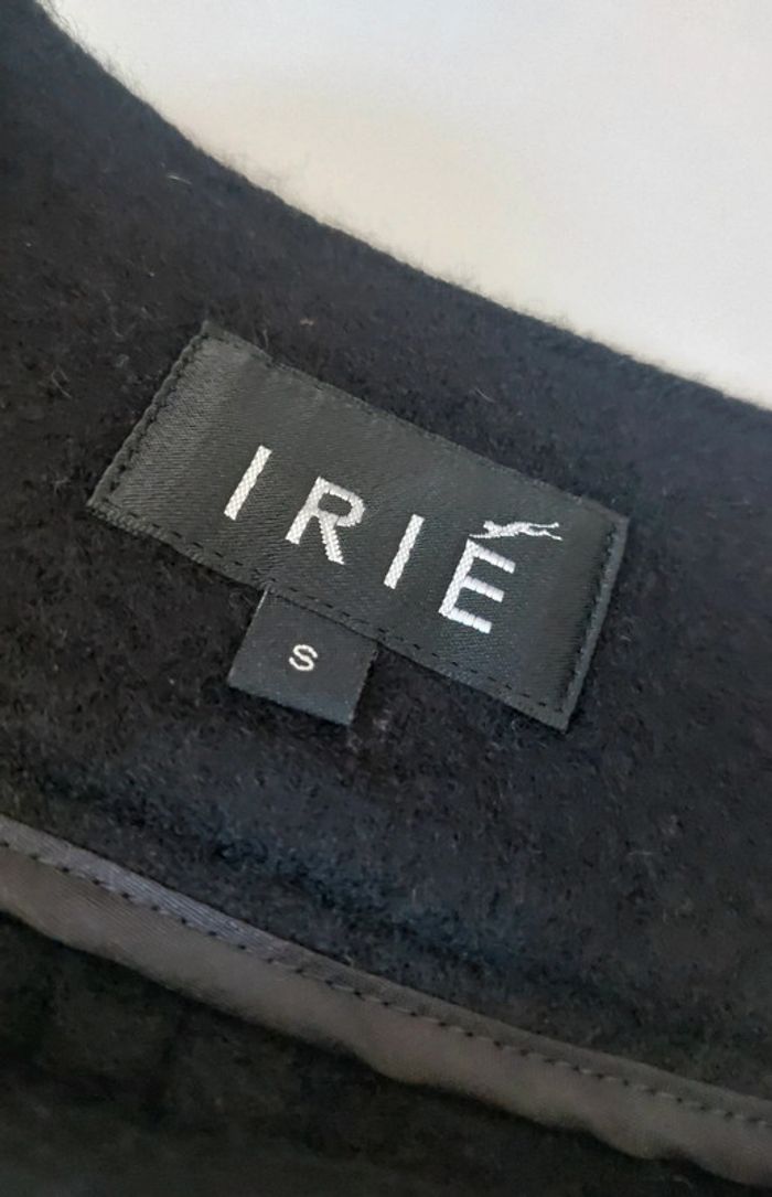 Jupe portefeuille en laine noire Irié taille S - photo numéro 2