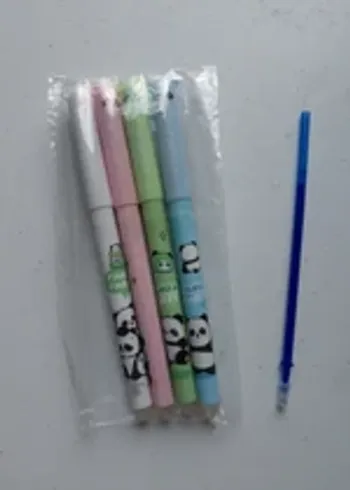 Lot de 4 stylo effaçable thème panda