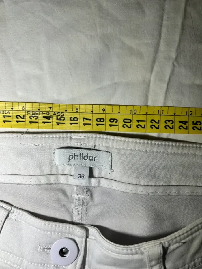 Jean blanc phildar - photo numéro 8
