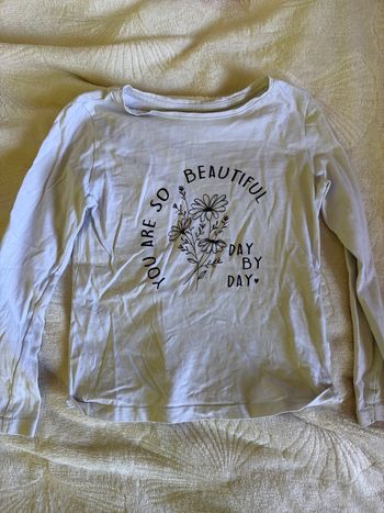 t-shirt manche longue motif