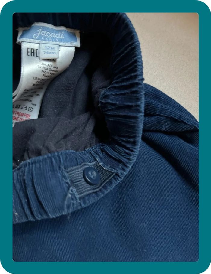 Pantalon velours fines côtes 12 mois - Jacadi - photo numéro 4