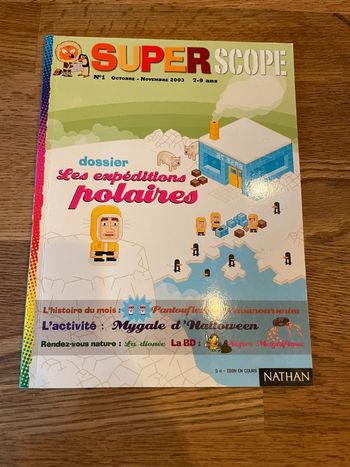 Livre Nathan Nathanscope SuperScope Dossier Les expéditions polaires