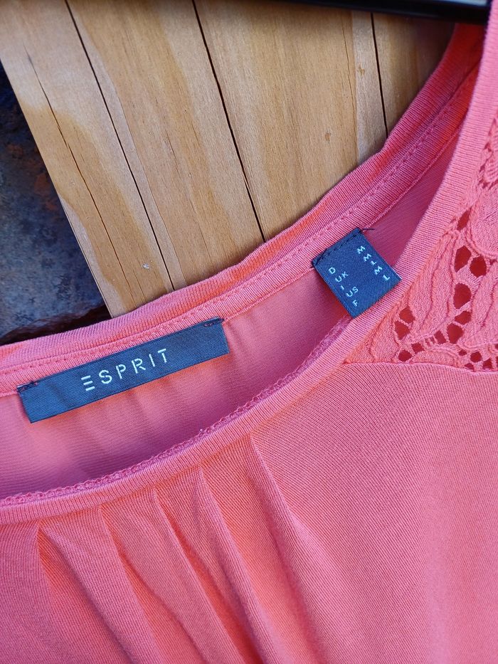 Jolie blouse à manches corail Esprit - photo numéro 6