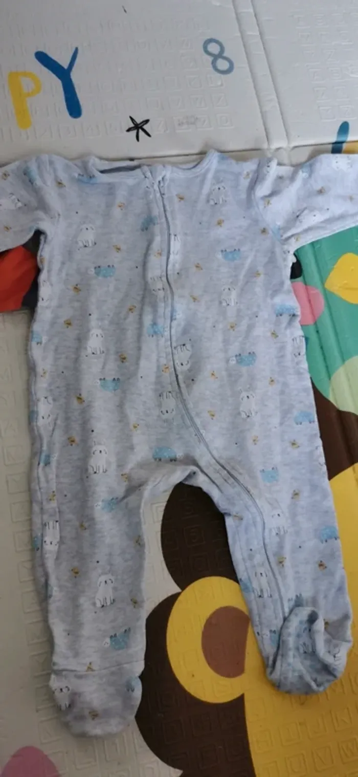 Lot de 2 pijamas léger 12 mois - photo numéro 3