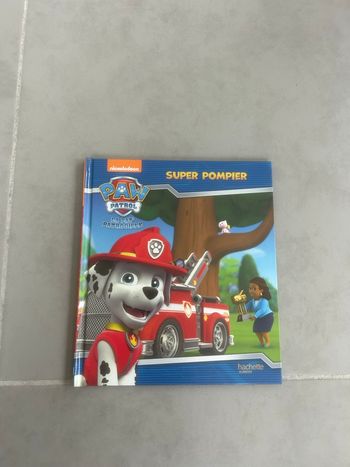Livre super pompier marcus  pat patrouille TBE 