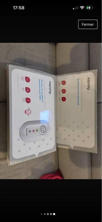 Lot de 2 plaques Nannycare et 1 télécommande 