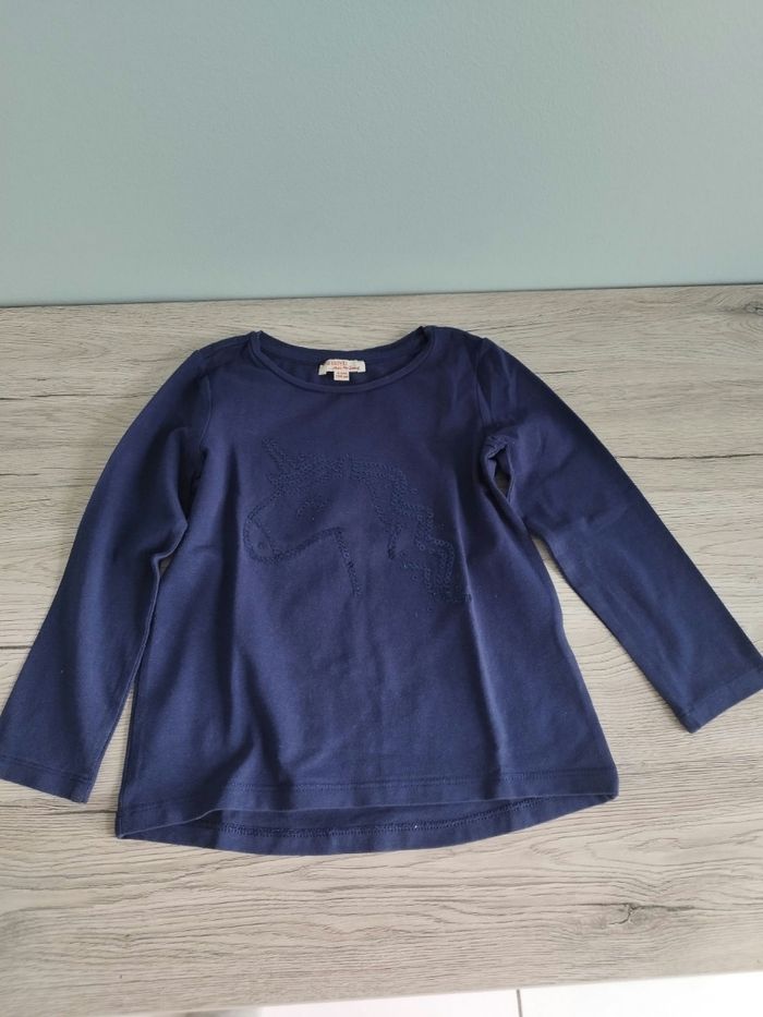 Tee-shirt manches longues fille 4 ans