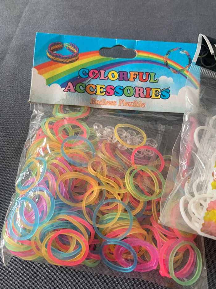 Sachet élastiques Loom Bands bracelet 2x200 - photo numéro 3