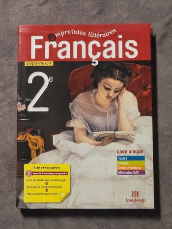 Empreintes littéraires Français 2e, Programme 2011 Par Fabienne Pegoraro