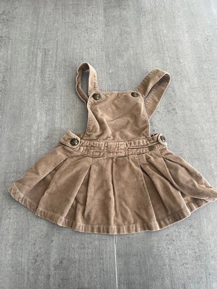 Salopette jupe fille 18-24 mois