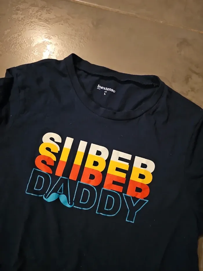 T-shirt - haut pyjama super daddy - photo numéro 2